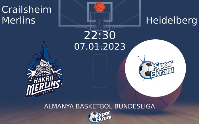 07 Ocak 2023 Crailsheim Merlins vs Heidelberg maçı Hangi Kanalda Saat Kaçta Yayınlanacak? 07 Ocak 2023 Crailsheim Merlins vs Heidelberg maçı Hangi Kanalda Saat Kaçta Yayınlanacak?