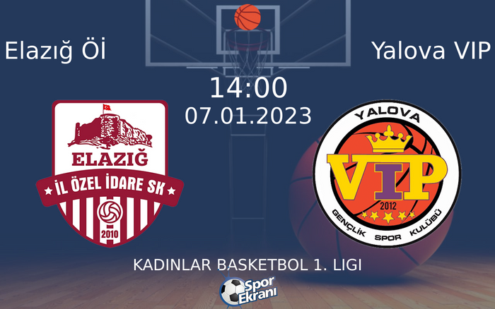 07 Ocak 2023 Elazığ Öİ vs Yalova VIP maçı Hangi Kanalda Saat Kaçta Yayınlanacak? 07 Ocak 2023 Elazığ Öİ vs Yalova VIP maçı Hangi Kanalda Saat Kaçta Yayınlanacak?