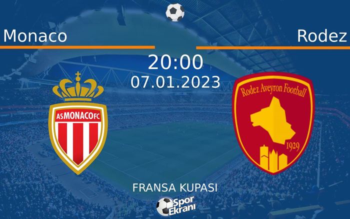 07 Ocak 2023 Monaco vs Rodez maçı Hangi Kanalda Saat Kaçta Yayınlanacak? 07 Ocak 2023 Monaco vs Rodez maçı Hangi Kanalda Saat Kaçta Yayınlanacak?