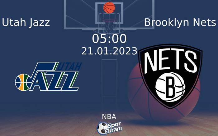 21 Ocak 2023 Utah Jazz vs Brooklyn Nets maçı Hangi Kanalda Saat Kaçta Yayınlanacak?