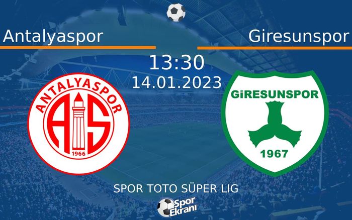 14 Ocak 2023 Antalyaspor vs Giresunspor maçı Hangi Kanalda Saat Kaçta Yayınlanacak? 14 Ocak 2023 Antalyaspor vs Giresunspor maçı Hangi Kanalda Saat Kaçta Yayınlanacak?