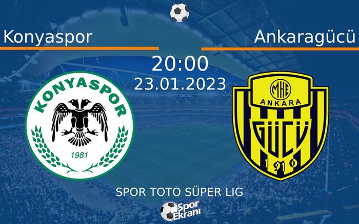 23 Ocak 2023 Konyaspor vs Ankaragücü maçı Hangi Kanalda Saat Kaçta Yayınlanacak?