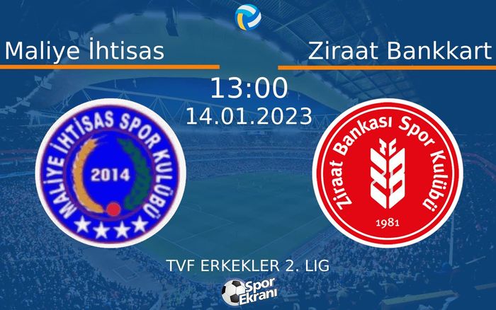 14 Ocak 2023 Maliye İhtisas vs Ziraat Bankkart maçı Hangi Kanalda Saat Kaçta Yayınlanacak? 14 Ocak 2023 Maliye İhtisas vs Ziraat Bankkart maçı Hangi Kanalda Saat Kaçta Yayınlanacak?