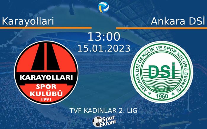 15 Ocak 2023 Karayollari vs Ankara DSİ maçı Hangi Kanalda Saat Kaçta Yayınlanacak? 15 Ocak 2023 Karayollari vs Ankara DSİ maçı Hangi Kanalda Saat Kaçta Yayınlanacak?
