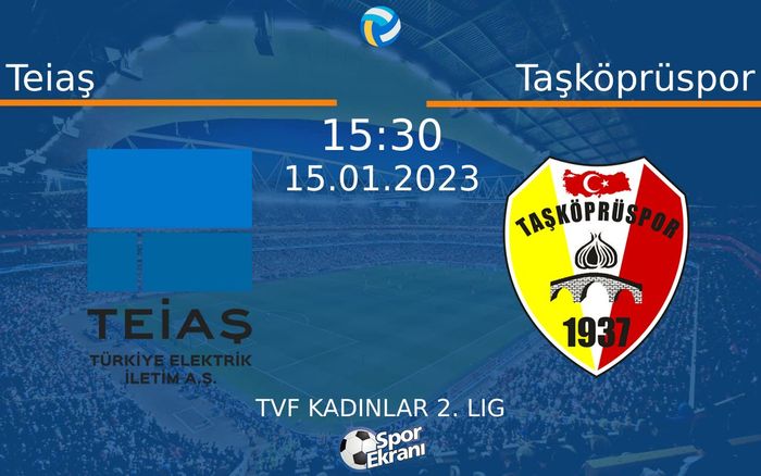 15 Ocak 2023 Teiaş vs Taşköprüspor maçı Hangi Kanalda Saat Kaçta Yayınlanacak? 15 Ocak 2023 Teiaş vs Taşköprüspor maçı Hangi Kanalda Saat Kaçta Yayınlanacak?