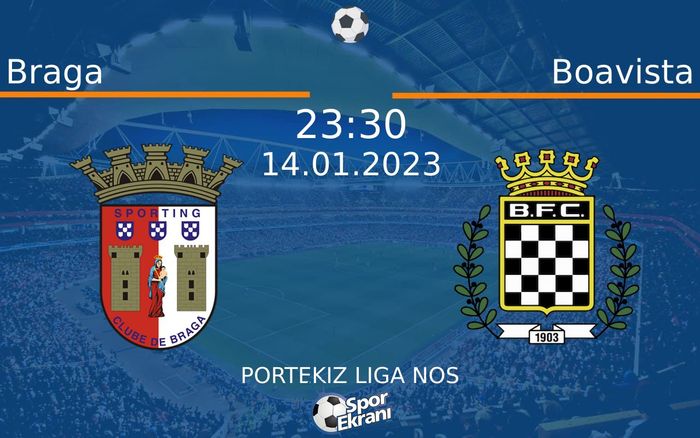 14 Ocak 2023 Braga vs Boavista maçı Hangi Kanalda Saat Kaçta Yayınlanacak? 14 Ocak 2023 Braga vs Boavista maçı Hangi Kanalda Saat Kaçta Yayınlanacak?