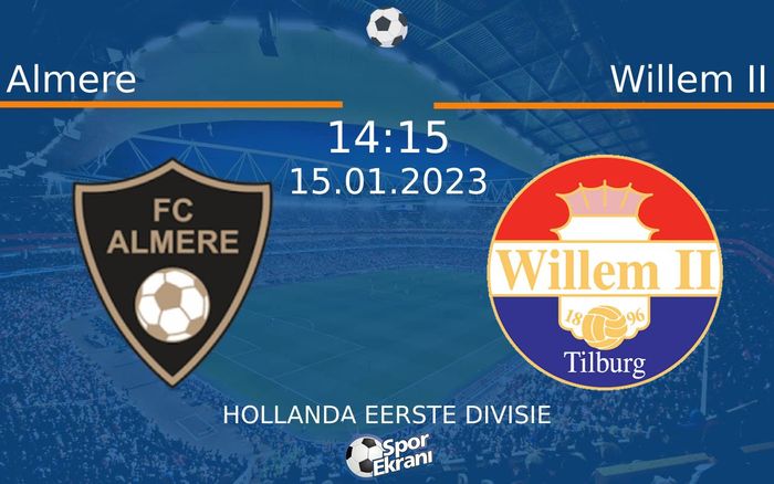 15 Ocak 2023 Almere vs Willem II maçı Hangi Kanalda Saat Kaçta Yayınlanacak? 15 Ocak 2023 Almere vs Willem II maçı Hangi Kanalda Saat Kaçta Yayınlanacak?