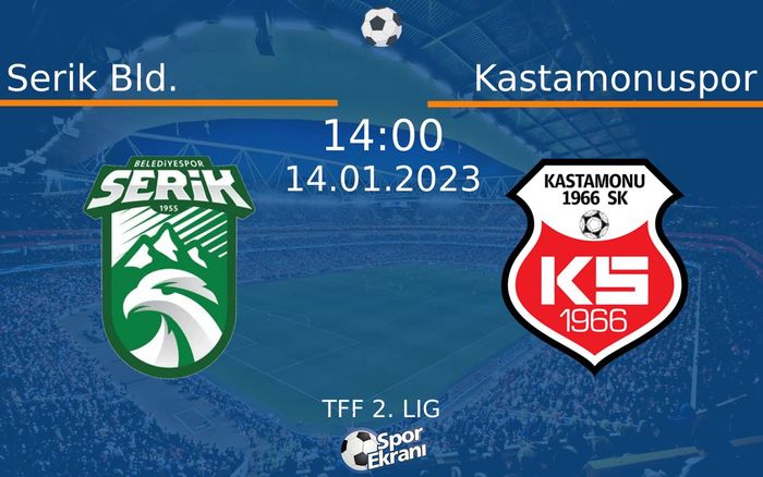 14 Ocak 2023 Serik Bld. vs Kastamonuspor maçı Hangi Kanalda Saat Kaçta Yayınlanacak? 14 Ocak 2023 Serik Bld. vs Kastamonuspor maçı Hangi Kanalda Saat Kaçta Yayınlanacak?