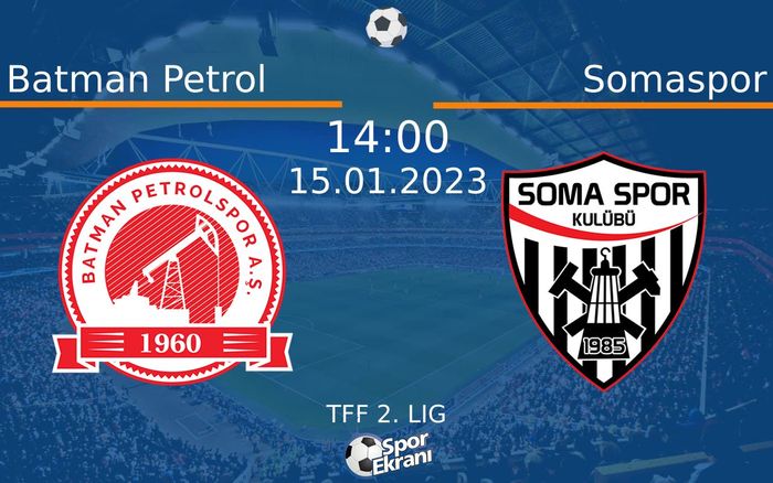 15 Ocak 2023 Batman Petrol vs Somaspor maçı Hangi Kanalda Saat Kaçta Yayınlanacak? 15 Ocak 2023 Batman Petrol vs Somaspor maçı Hangi Kanalda Saat Kaçta Yayınlanacak?