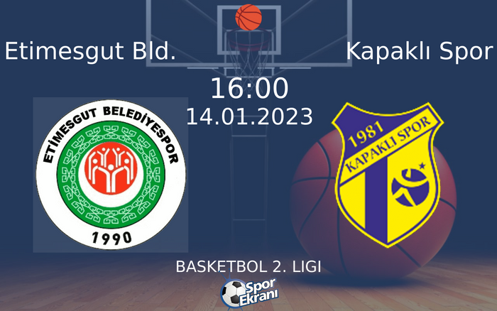 14 Ocak 2023 Etimesgut Bld. vs Kapaklı Spor maçı Hangi Kanalda Saat Kaçta Yayınlanacak? 14 Ocak 2023 Etimesgut Bld. vs Kapaklı Spor maçı Hangi Kanalda Saat Kaçta Yayınlanacak?