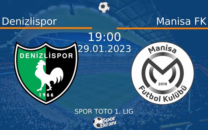 29 Ocak 2023 Denizlispor vs Manisa FK maçı Hangi Kanalda Saat Kaçta Yayınlanacak?