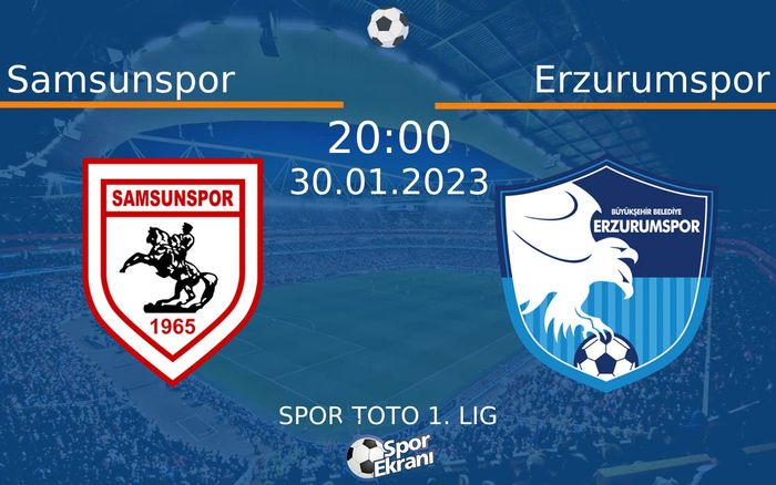 30 Ocak 2023 Samsunspor vs Erzurumspor maçı Hangi Kanalda Saat Kaçta Yayınlanacak? 30 Ocak 2023 Samsunspor vs Erzurumspor maçı Hangi Kanalda Saat Kaçta Yayınlanacak?