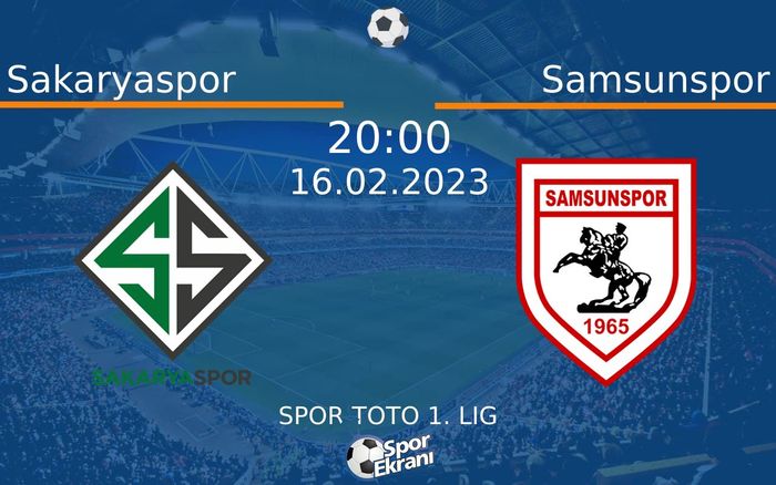 16 Şubat 2023 Sakaryaspor vs Samsunspor maçı Hangi Kanalda Saat Kaçta Yayınlanacak? 16 Şubat 2023 Sakaryaspor vs Samsunspor maçı Hangi Kanalda Saat Kaçta Yayınlanacak?