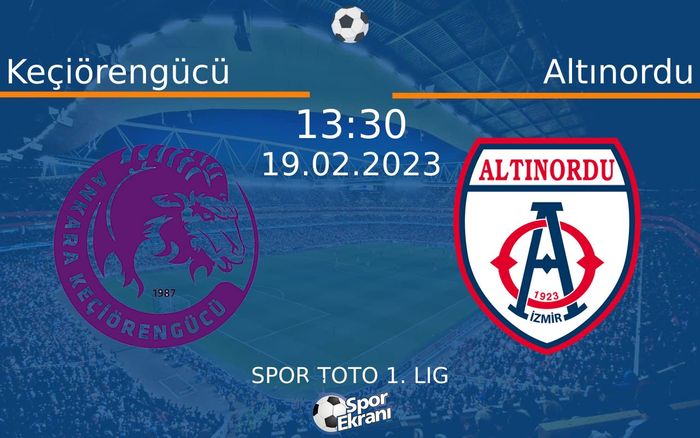 19 Şubat 2023 Keçiörengücü vs Altınordu maçı Hangi Kanalda Saat Kaçta Yayınlanacak? 19 Şubat 2023 Keçiörengücü vs Altınordu maçı Hangi Kanalda Saat Kaçta Yayınlanacak?