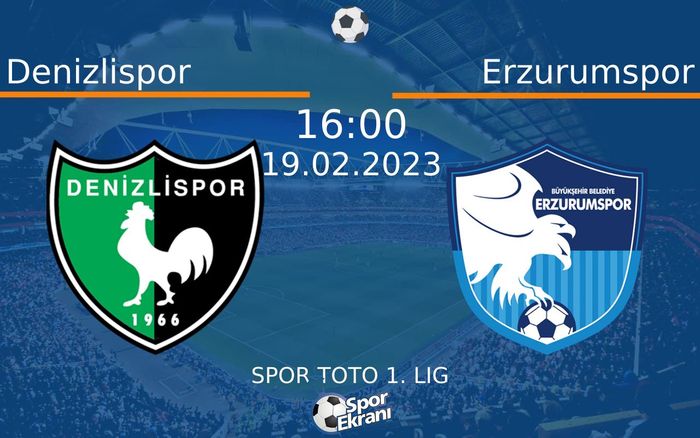 19 Şubat 2023 Denizlispor vs Erzurumspor maçı Hangi Kanalda Saat Kaçta Yayınlanacak? 19 Şubat 2023 Denizlispor vs Erzurumspor maçı Hangi Kanalda Saat Kaçta Yayınlanacak?