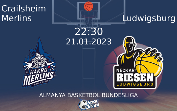 21 Ocak 2023 Crailsheim Merlins vs Ludwigsburg maçı Hangi Kanalda Saat Kaçta Yayınlanacak? 21 Ocak 2023 Crailsheim Merlins vs Ludwigsburg maçı Hangi Kanalda Saat Kaçta Yayınlanacak?