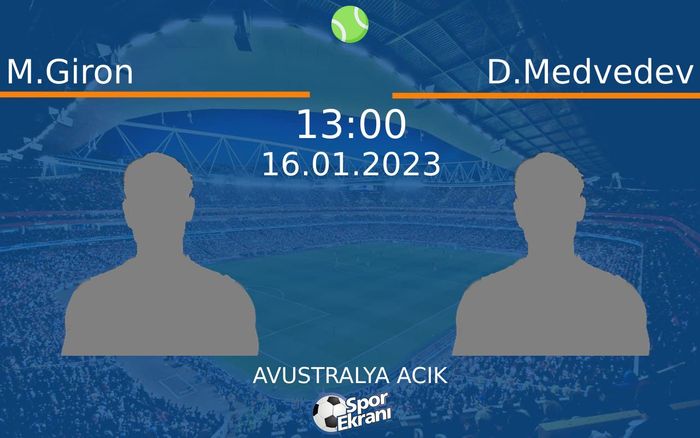 16 Ocak 2023 M.Giron vs D.Medvedev maçı Hangi Kanalda Saat Kaçta Yayınlanacak? 16 Ocak 2023 M.Giron vs D.Medvedev maçı Hangi Kanalda Saat Kaçta Yayınlanacak?