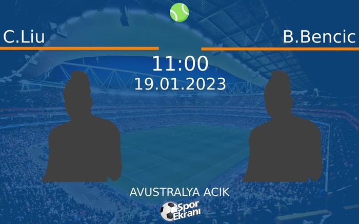 19 Ocak 2023 C.Liu vs B.Bencic maçı Hangi Kanalda Saat Kaçta Yayınlanacak? 19 Ocak 2023 C.Liu vs B.Bencic maçı Hangi Kanalda Saat Kaçta Yayınlanacak?