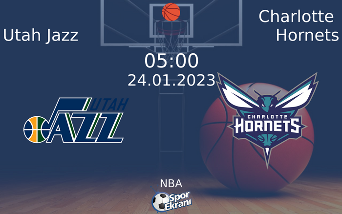 24 Ocak 2023 Utah Jazz vs Charlotte Hornets maçı Hangi Kanalda Saat Kaçta Yayınlanacak? 24 Ocak 2023 Utah Jazz vs Charlotte Hornets maçı Hangi Kanalda Saat Kaçta Yayınlanacak?