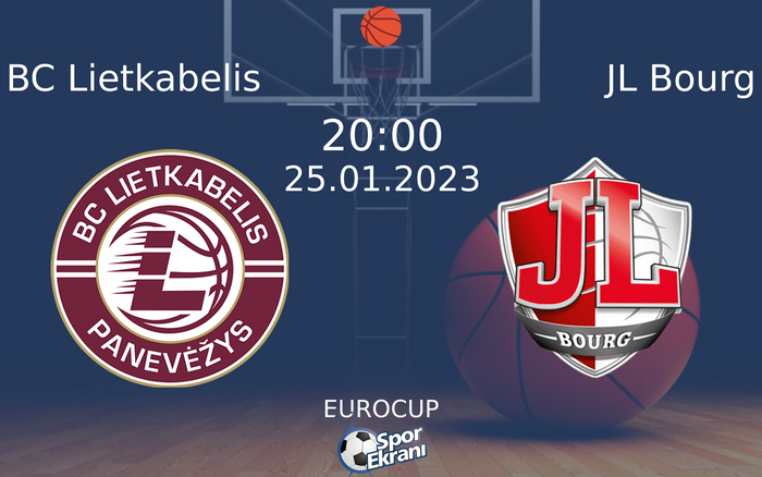 25 Ocak 2023 BC Lietkabelis vs JL Bourg maçı Hangi Kanalda Saat Kaçta Yayınlanacak? 25 Ocak 2023 BC Lietkabelis vs JL Bourg maçı Hangi Kanalda Saat Kaçta Yayınlanacak?