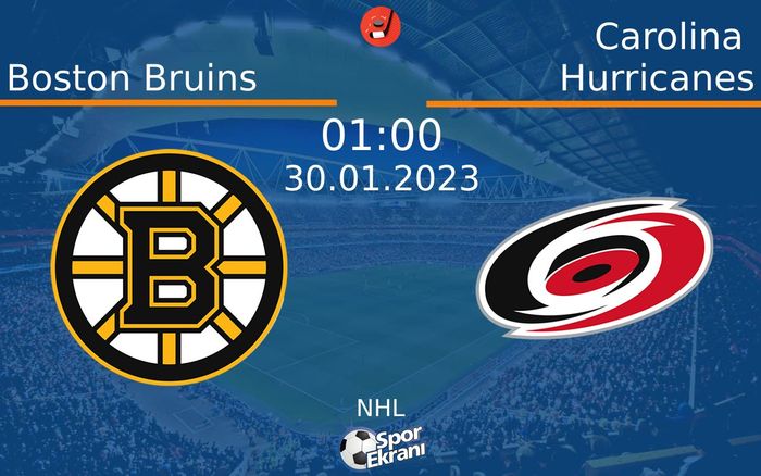 30 Ocak 2023 Boston Bruins vs Carolina Hurricanes maçı Hangi Kanalda Saat Kaçta Yayınlanacak? 30 Ocak 2023 Boston Bruins vs Carolina Hurricanes maçı Hangi Kanalda Saat Kaçta Yayınlanacak?