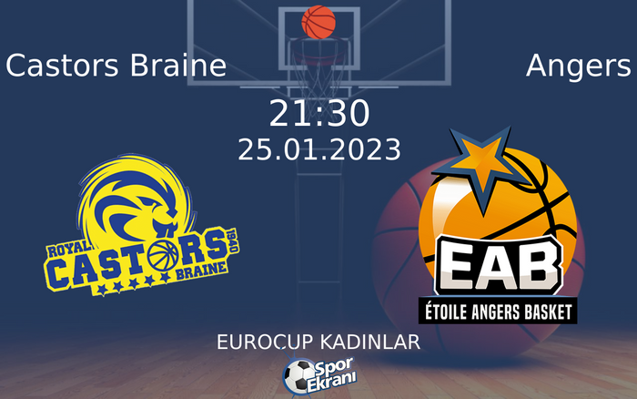 25 Ocak 2023 Castors Braine vs Angers maçı Hangi Kanalda Saat Kaçta Yayınlanacak?