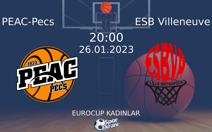 26 Ocak 2023 PEAC-Pecs vs ESB Villeneuve maçı Hangi Kanalda Saat Kaçta Yayınlanacak? 26 Ocak 2023 PEAC-Pecs vs ESB Villeneuve maçı Hangi Kanalda Saat Kaçta Yayınlanacak?