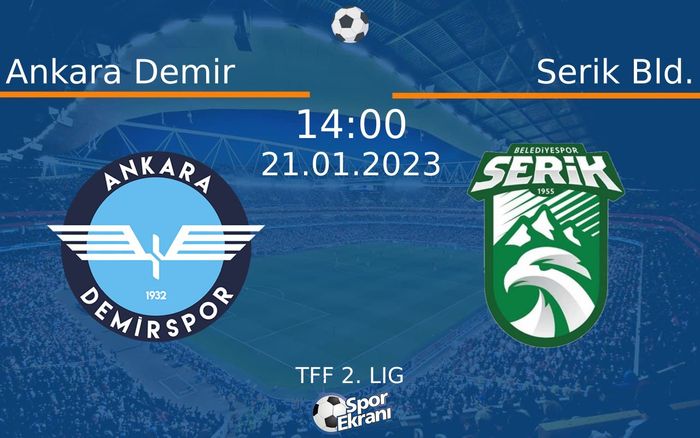 21 Ocak 2023 Ankara Demir vs Serik Bld. maçı Hangi Kanalda Saat Kaçta Yayınlanacak? 21 Ocak 2023 Ankara Demir vs Serik Bld. maçı Hangi Kanalda Saat Kaçta Yayınlanacak?