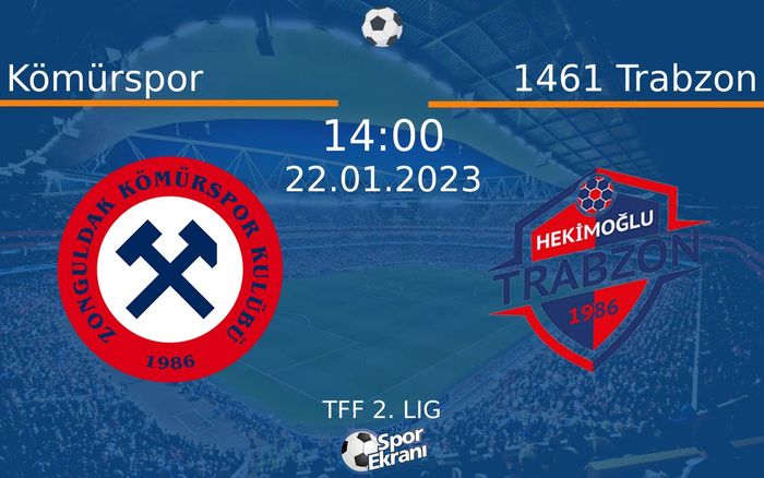 22 Ocak 2023 Kömürspor vs 1461 Trabzon maçı Hangi Kanalda Saat Kaçta Yayınlanacak? 22 Ocak 2023 Kömürspor vs 1461 Trabzon maçı Hangi Kanalda Saat Kaçta Yayınlanacak?