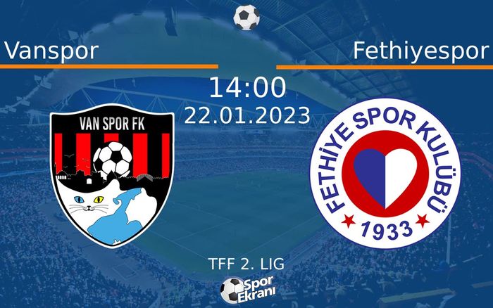 22 Ocak 2023 Vanspor vs Fethiyespor maçı Hangi Kanalda Saat Kaçta Yayınlanacak? 22 Ocak 2023 Vanspor vs Fethiyespor maçı Hangi Kanalda Saat Kaçta Yayınlanacak?