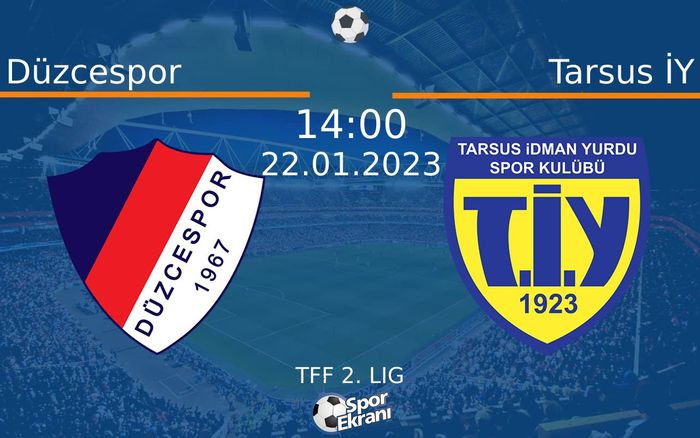 22 Ocak 2023 Düzcespor vs Tarsus İY maçı Hangi Kanalda Saat Kaçta Yayınlanacak? 22 Ocak 2023 Düzcespor vs Tarsus İY maçı Hangi Kanalda Saat Kaçta Yayınlanacak?