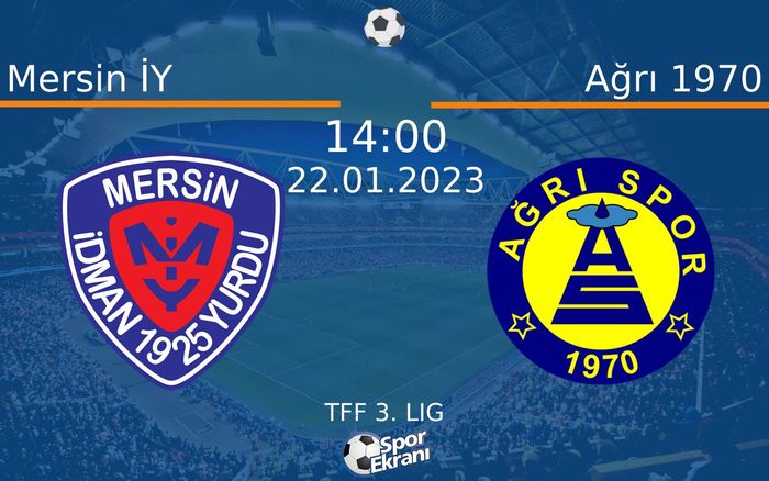 22 Ocak 2023 Mersin İY vs Ağrı 1970 maçı Hangi Kanalda Saat Kaçta Yayınlanacak? 22 Ocak 2023 Mersin İY vs Ağrı 1970 maçı Hangi Kanalda Saat Kaçta Yayınlanacak?
