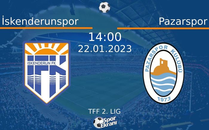22 Ocak 2023 İskenderunspor vs Pazarspor maçı Hangi Kanalda Saat Kaçta Yayınlanacak? 22 Ocak 2023 İskenderunspor vs Pazarspor maçı Hangi Kanalda Saat Kaçta Yayınlanacak?
