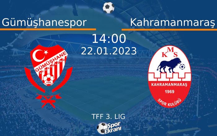 22 Ocak 2023 Gümüşhanespor vs Kahramanmaraş maçı Hangi Kanalda Saat Kaçta Yayınlanacak? 22 Ocak 2023 Gümüşhanespor vs Kahramanmaraş maçı Hangi Kanalda Saat Kaçta Yayınlanacak?