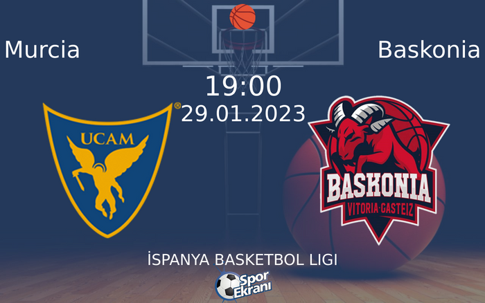 29 Ocak 2023 Murcia vs Baskonia maçı Hangi Kanalda Saat Kaçta Yayınlanacak? 29 Ocak 2023 Murcia vs Baskonia maçı Hangi Kanalda Saat Kaçta Yayınlanacak?