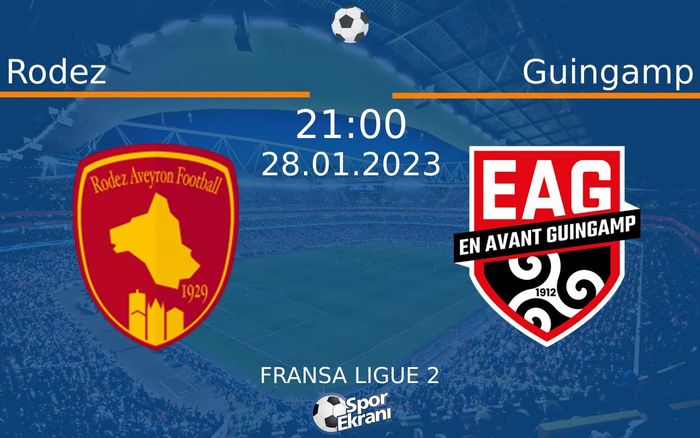 28 Ocak 2023 Rodez vs Guingamp maçı Hangi Kanalda Saat Kaçta Yayınlanacak? 28 Ocak 2023 Rodez vs Guingamp maçı Hangi Kanalda Saat Kaçta Yayınlanacak?
