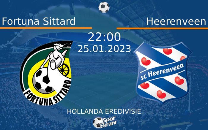 25 Ocak 2023 Fortuna Sittard vs Heerenveen maçı Hangi Kanalda Saat Kaçta Yayınlanacak? 25 Ocak 2023 Fortuna Sittard vs Heerenveen maçı Hangi Kanalda Saat Kaçta Yayınlanacak?
