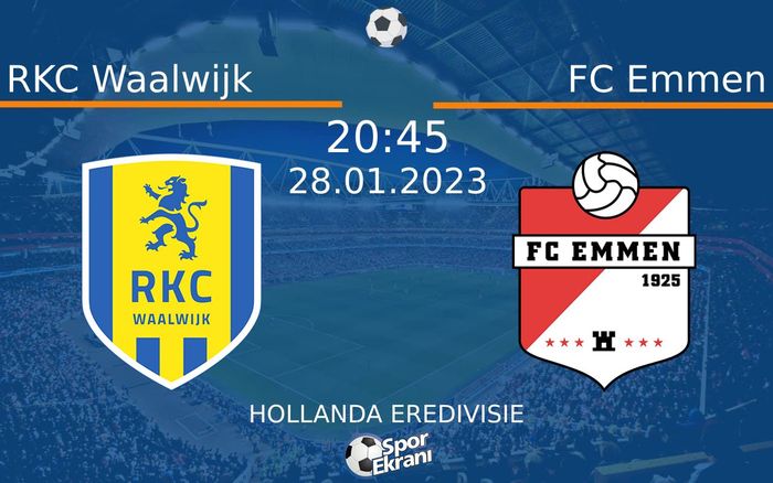 28 Ocak 2023 RKC Waalwijk vs FC Emmen maçı Hangi Kanalda Saat Kaçta Yayınlanacak? 28 Ocak 2023 RKC Waalwijk vs FC Emmen maçı Hangi Kanalda Saat Kaçta Yayınlanacak?