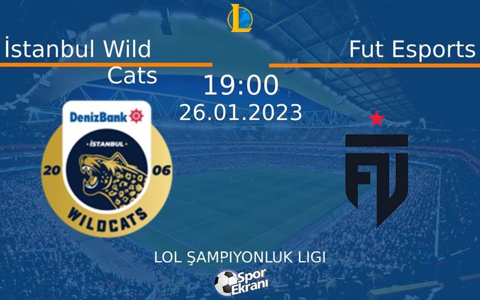 26 Ocak 2023 İstanbul Wild Cats vs Fut Esports maçı Hangi Kanalda Saat Kaçta Yayınlanacak? 26 Ocak 2023 İstanbul Wild Cats vs Fut Esports maçı Hangi Kanalda Saat Kaçta Yayınlanacak?