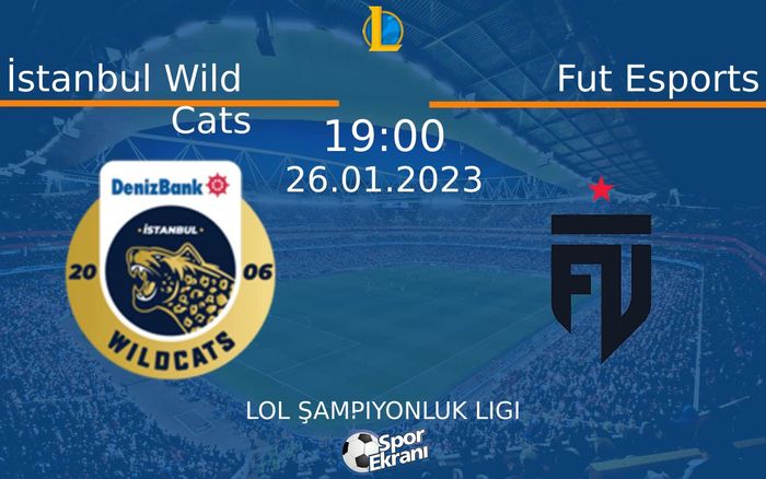 26 Ocak 2023 İstanbul Wild Cats vs Fut Esports maçı Hangi Kanalda Saat Kaçta Yayınlanacak?