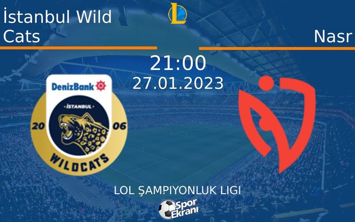 27 Ocak 2023 İstanbul Wild Cats vs Nasr maçı Hangi Kanalda Saat Kaçta Yayınlanacak? 27 Ocak 2023 İstanbul Wild Cats vs Nasr maçı Hangi Kanalda Saat Kaçta Yayınlanacak?