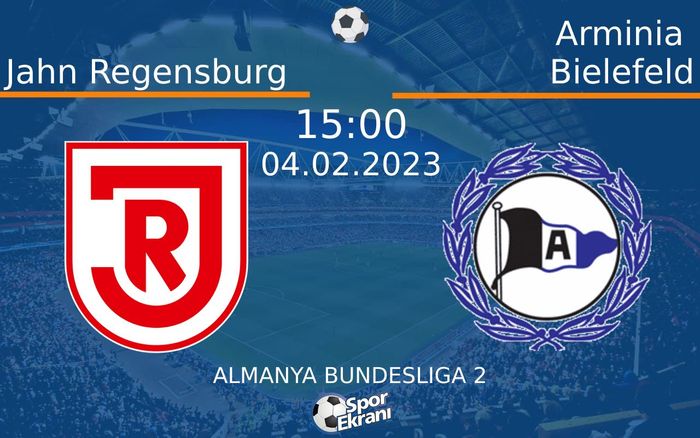 04 Şubat 2023 Jahn Regensburg vs Arminia Bielefeld maçı Hangi Kanalda Saat Kaçta Yayınlanacak? 04 Şubat 2023 Jahn Regensburg vs Arminia Bielefeld maçı Hangi Kanalda Saat Kaçta Yayınlanacak?
