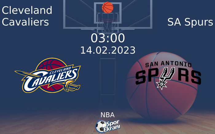 14 Şubat 2023 Cleveland Cavaliers vs SA Spurs maçı Hangi Kanalda Saat Kaçta Yayınlanacak? 14 Şubat 2023 Cleveland Cavaliers vs SA Spurs maçı Hangi Kanalda Saat Kaçta Yayınlanacak?