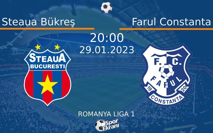 29 Ocak 2023 Steaua Bükreş vs Farul Constanta maçı Hangi Kanalda Saat Kaçta Yayınlanacak? 29 Ocak 2023 Steaua Bükreş vs Farul Constanta maçı Hangi Kanalda Saat Kaçta Yayınlanacak?