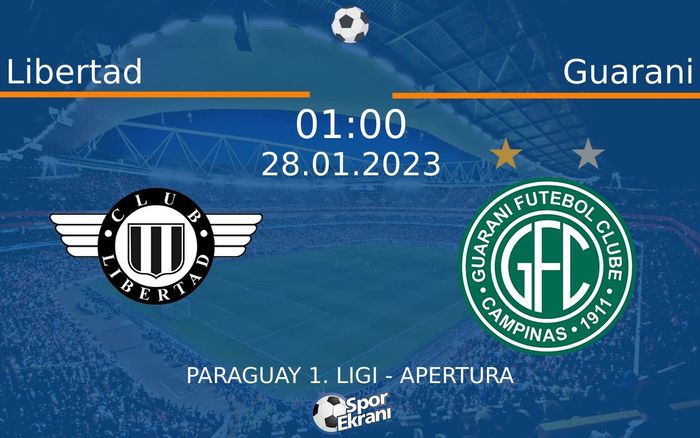 28 Ocak 2023 Libertad vs Guarani maçı Hangi Kanalda Saat Kaçta Yayınlanacak? 28 Ocak 2023 Libertad vs Guarani maçı Hangi Kanalda Saat Kaçta Yayınlanacak?