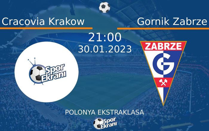 30 Ocak 2023 Cracovia Krakow vs Gornik Zabrze maçı Hangi Kanalda Saat Kaçta Yayınlanacak?