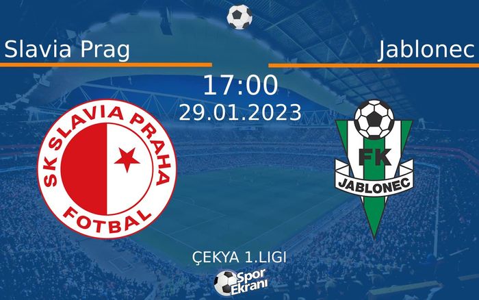 29 Ocak 2023 Slavia Prag vs Jablonec maçı Hangi Kanalda Saat Kaçta Yayınlanacak?