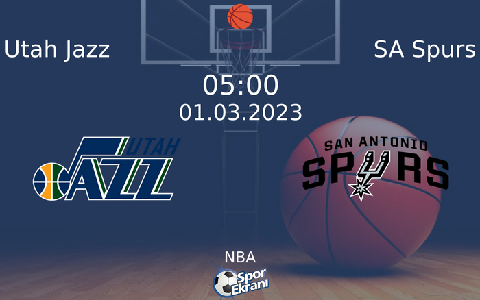 01 Mart 2023 Utah Jazz vs SA Spurs maçı Hangi Kanalda Saat Kaçta Yayınlanacak? 01 Mart 2023 Utah Jazz vs SA Spurs maçı Hangi Kanalda Saat Kaçta Yayınlanacak?