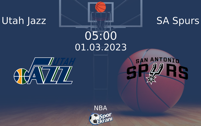 01 Mart 2023 Utah Jazz vs SA Spurs maçı Hangi Kanalda Saat Kaçta Yayınlanacak?