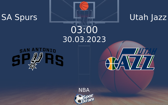 30 Mart 2023 SA Spurs vs Utah Jazz maçı Hangi Kanalda Saat Kaçta Yayınlanacak? 30 Mart 2023 SA Spurs vs Utah Jazz maçı Hangi Kanalda Saat Kaçta Yayınlanacak?